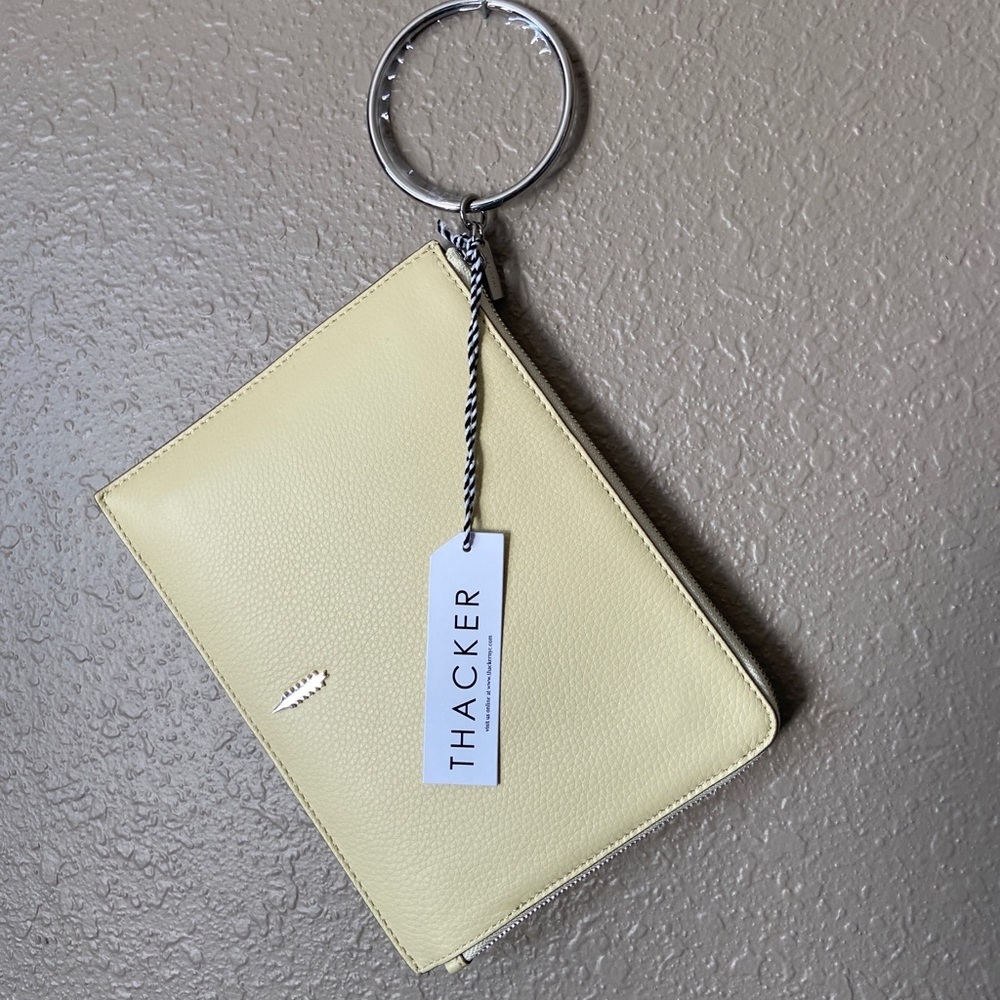 THACKER Gable Leather Clutch - Picture 3 of 8